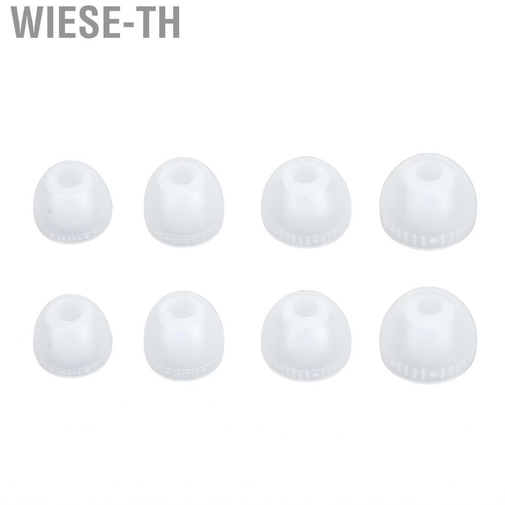 Wiese-th Replacement Ear Tips Breathable Silicone Eartips 4.0mm Inner Hole 4 Sizes Pairs Noise Cancelling for SP510 WF 1000XM3