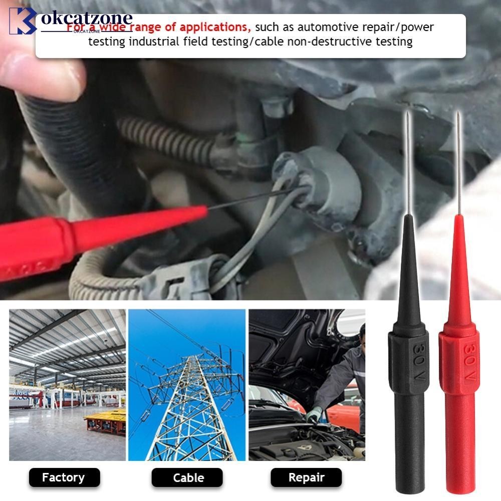 Okcatzone เครื่องมือวิเคราะห์ปลายเข็ม มัลติมิเตอร์ 30V A5F2 สําหรับรถยนต์