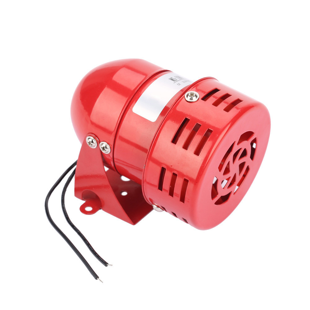 Motor Alarm Horn Siren Buzzer 220V 120DB Driven Horn/Alarm/Siren Red