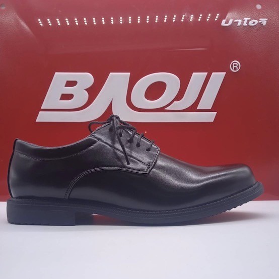 รองเท้าออกงาน [หัวกลมมนกว้าง เท้าบานหนาอูมบานแบ ใส่สบาย] บาโอจิ รองเท้าคัชชูผู้ชาย รองเท้าหนังผู้ชาย Baoji bj8000