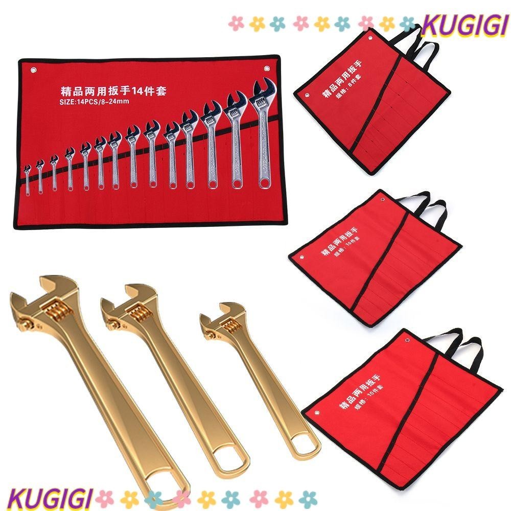 Kugigi กระเป๋าเครื่องมือประแจ แบบพกพา ม้วนเก็บได้
