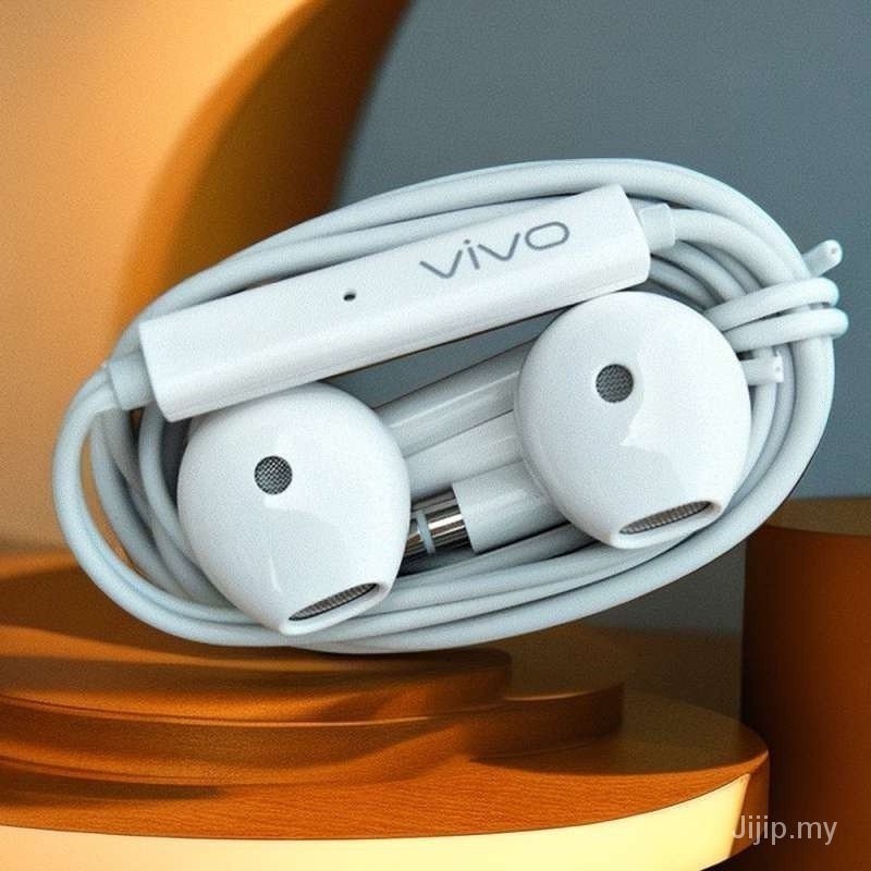 ชุดหูฟังอินเอียร์ พร้อมไมโครโฟน แบบสากล สําหรับ Vivo Y11 Y12 Y20 Y30 Y91 V7 V9 V11 HTCP