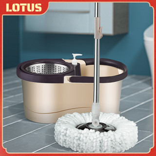 ผืน ไม้ม็อบ ไม้ถูพื้นด้ามสแตนเลส ไม้ม็อบ รุ่น Spin Mop