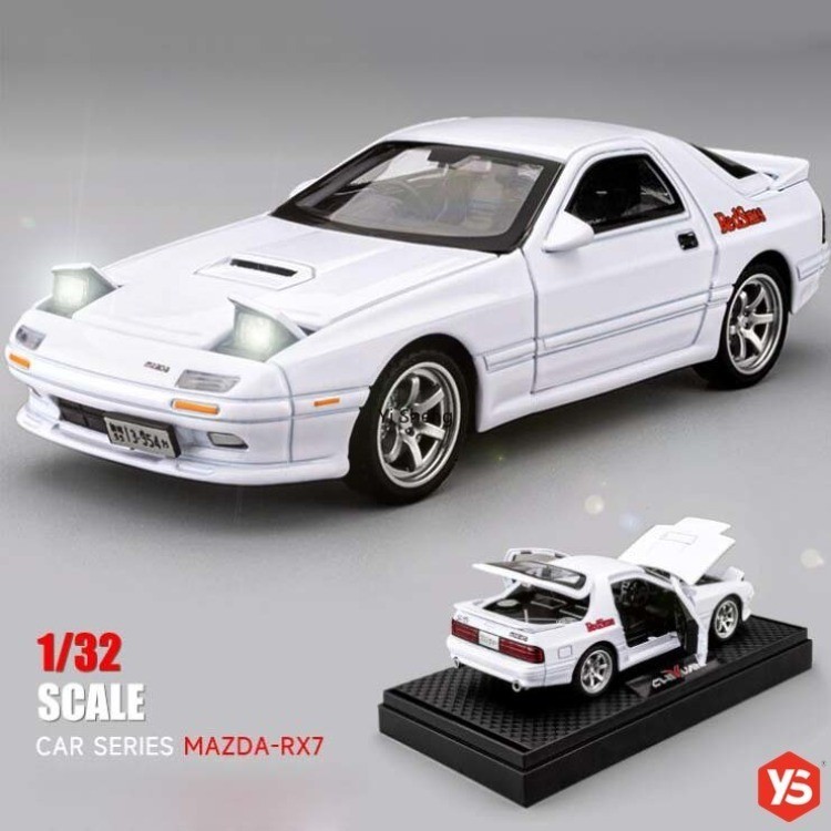 โมเดลรถยนต์ Mazda RX-7 สเกล 1:32 ของเล่นสําหรับเด็ก