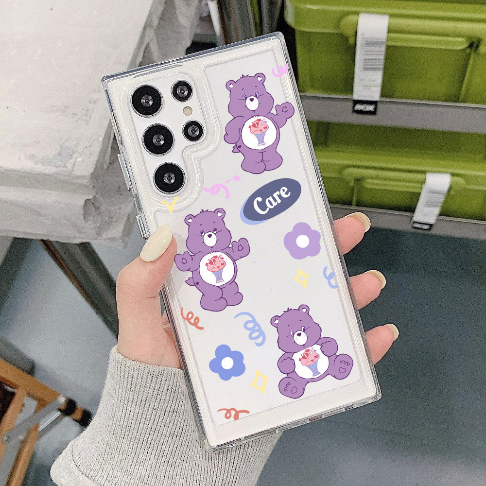 เคสใส เคสกียกระแทก ดคสลายการ์ตูน น่ารัก for Samsung A55 5g A15 A25 A35 A05 A05S A14 A24 A34 A54 S24 S22 S23 FE ULTRA
