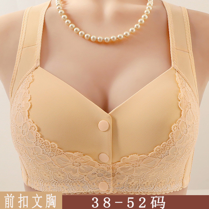 38-50 ขนาด ใหม่ ด้านหน้า หัวเข็มขัด ขนาดใหญ่ ไม่มีแหวนเหล็ก รวบรวมชุดชั้นในแม่ สไตล์เสื้อกั๊ก ชุดชั้นในไร้รอยต่อ