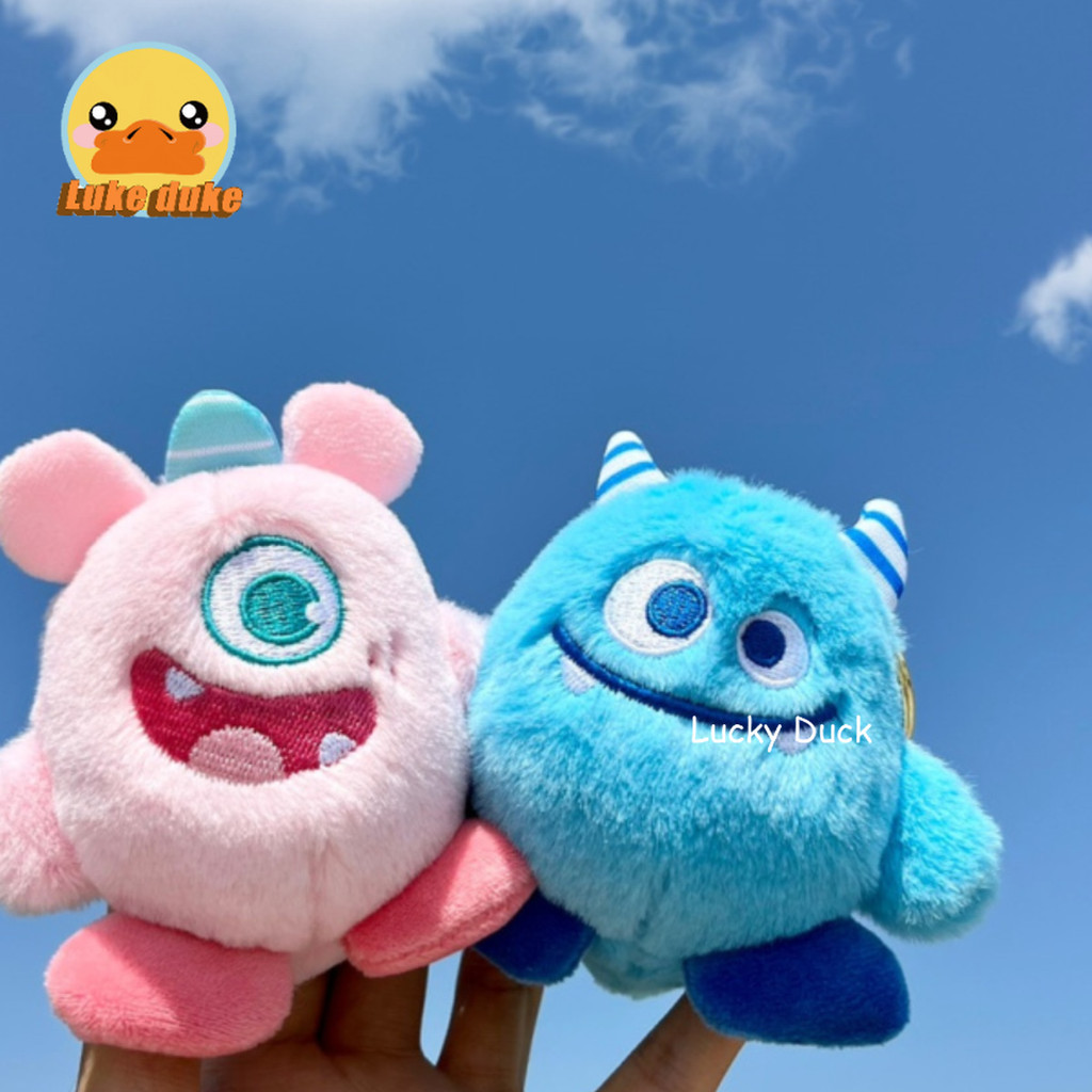 พร้อมส่ง พวงกุญแจมอนสเตอร์ การ์ตูนน่ารัก สําหรับตกแต่งกระเป๋า