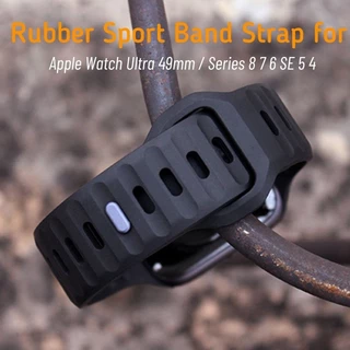 ซิลิโคนกีฬายาง Correa สําหรับ Apple Watch Ultra 2 49/40/41/42 มม.44 มม.45 มม.Iwatch Series 9 8 7 6 Se 5 4 3