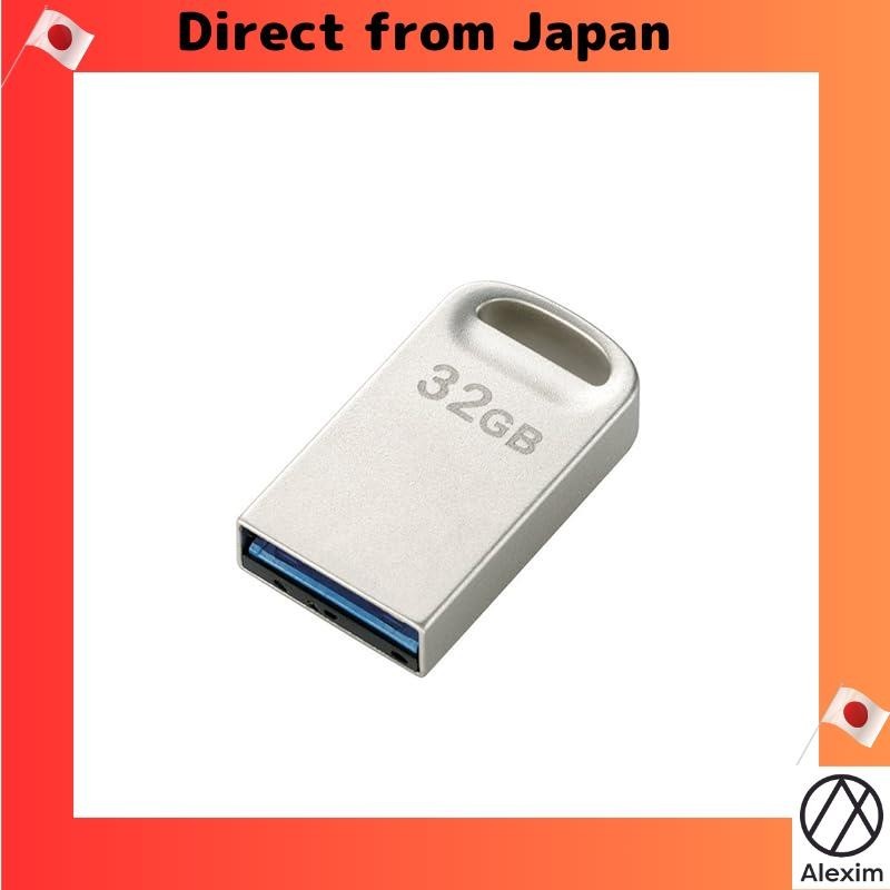 [ส่งตรงจากญี่ปุ่น] Elecom หน่วยความจํา Usb32Gb Usb3.0 สีเงิน Mf-Su332Gsv
