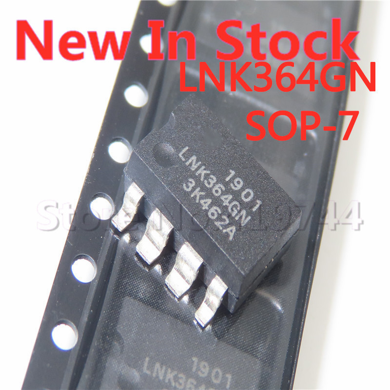 5 ชิ้น/ล็อต LNK364GN LNK364 SOP-7 SMD การจัดการสวิตช์ไฟ IC ในสต็อกใหม่ IC