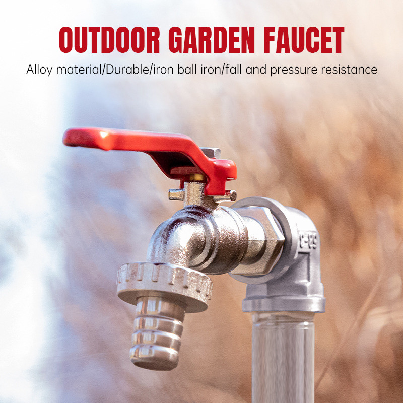 😍COD😍ก๊อกบอลสนาม ก๊อกน้ำ 4หุน ก็อกน้ำ 1/2'' ก๊อกด้ามแดง ก๊อกปากสนาม ก๊อกน้ำสวน ก๊อกต่อสายยาง - รูปที่ 2