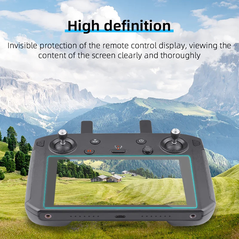 ฟิล์มกระจกนิรภัยสําหรับ DJI MAVIC 3/MAVIC 3 PRO/Air 2S RC PRO รีโมทคอนโทรลหน้าจอป้องกันฟิล์มอุปกรณ์เสริม