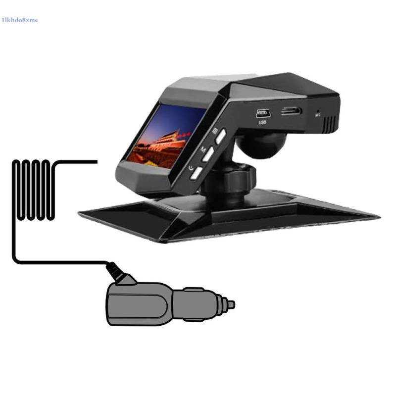 ถูกที่สุด New 1080P Full HD Dash Cam Car Video Dash Cam With Center Console LCD Car DVR Video Recorder🔥COD