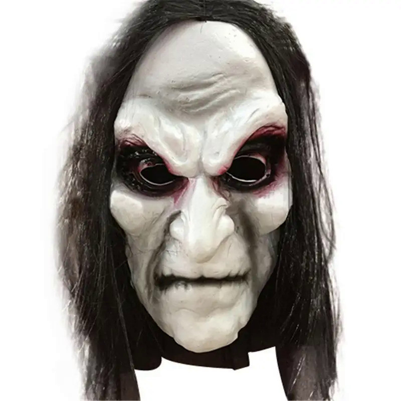 Latest Halloween Cosplay Masks Zombie Mask Ghost Festival Horror Mask Scary Halloween Mask Long Hair