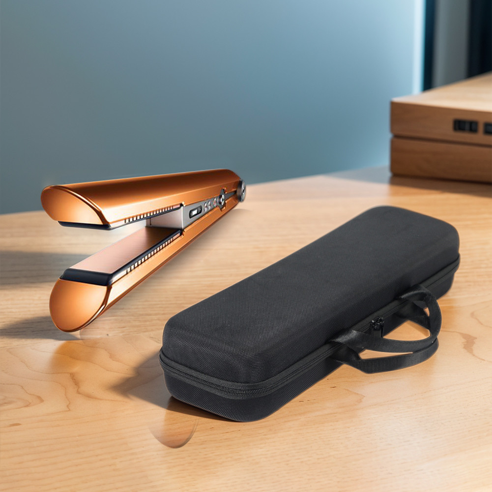 กระเป๋าเดินทางกันกระแทกสําหรับ Dyson Airstrait/Corrale เครื่องหนีบผม, กันน้ํา Anti-Scratch Storage Organizer, แบบพกพาทนความร้อนกระเป๋ามีซิป