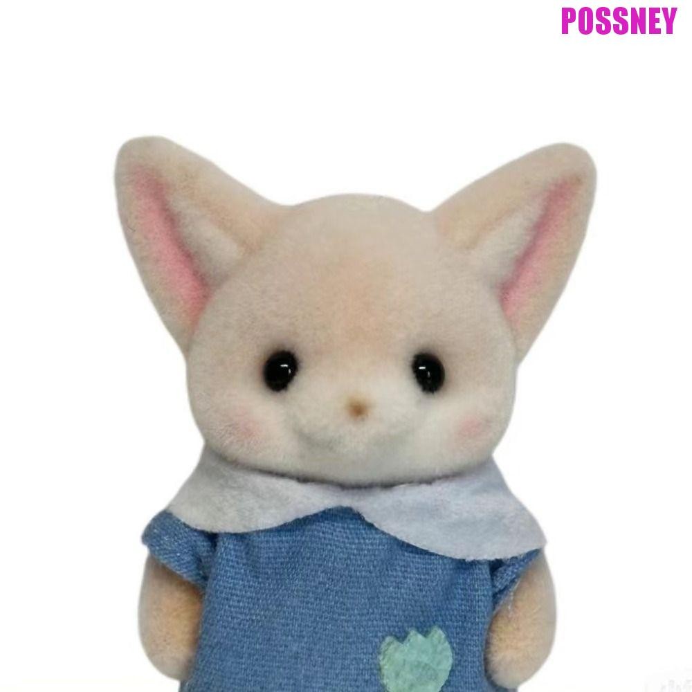 Possney Mini Fennec รูป, ตกแต่งรุ่น Sylvanian Families ตุ๊กตา, Baby Series Kawaii สะสมอะนิเมะ Mini F