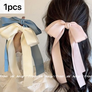 กิ๊บติดผมริบบิ้นโบว์เวอร์ชั่นเกาหลีสไตล์ใหม่หญิงเรียบง่ายน่า…