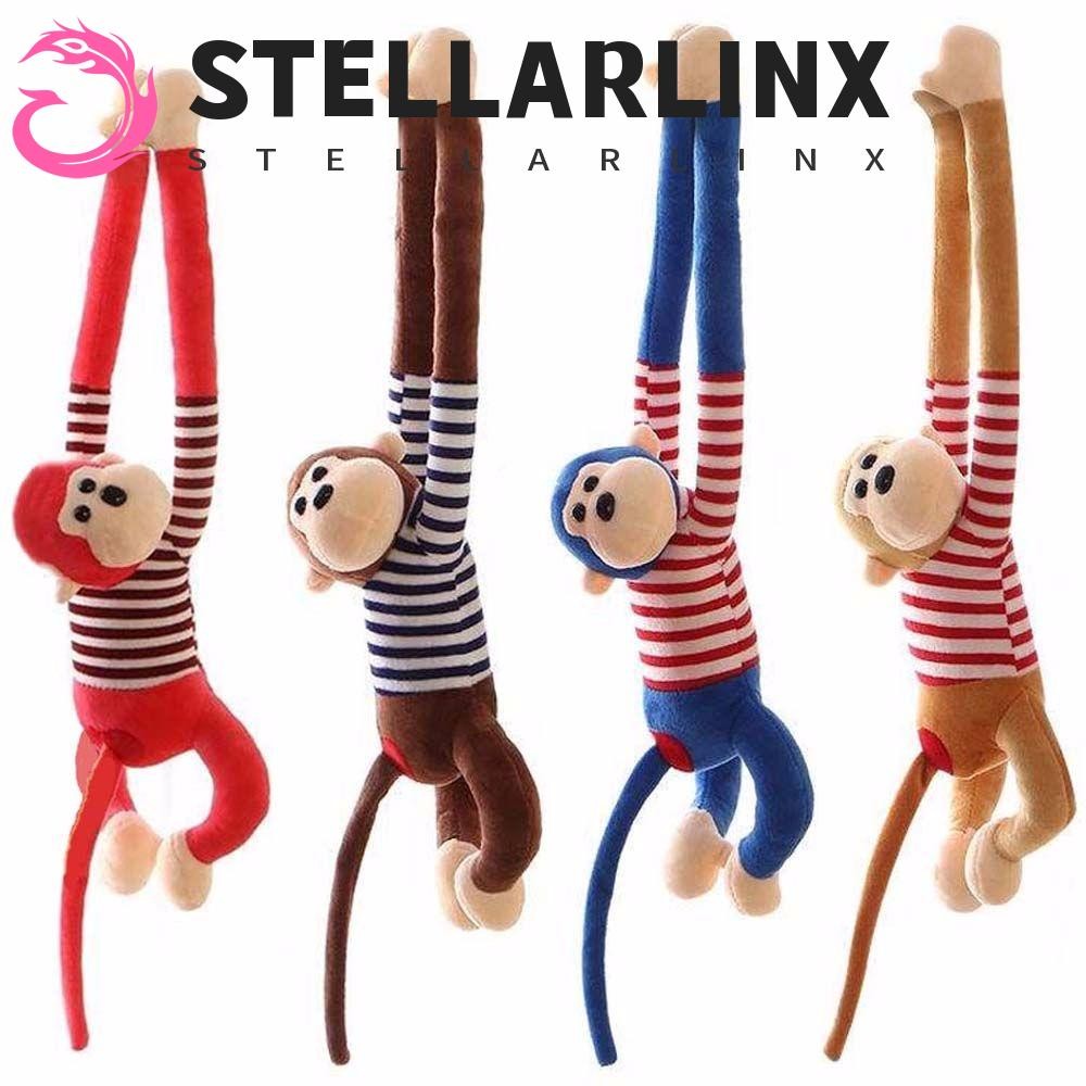 Stellarlinx ของเล่นตุ๊กตาเด็กของขวัญ Kawaii ลิงผ้าฝ้ายนุ่มตกแต่งบ้านตุ๊กตาของเล่น