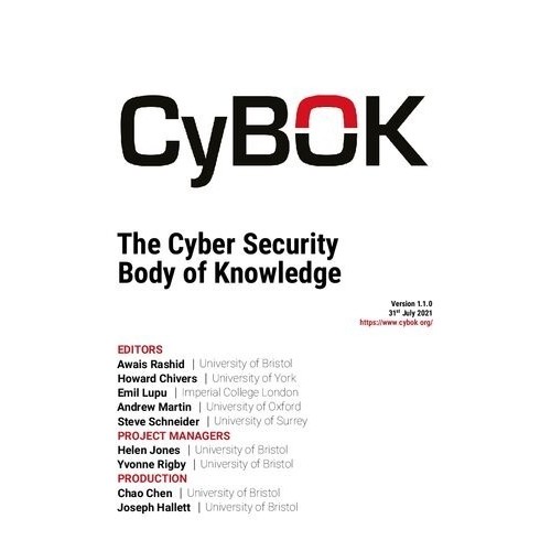 หนังสือใหม่ CyBok The Cyber Security Body of Knowledge Version 1.1.0 2021 G