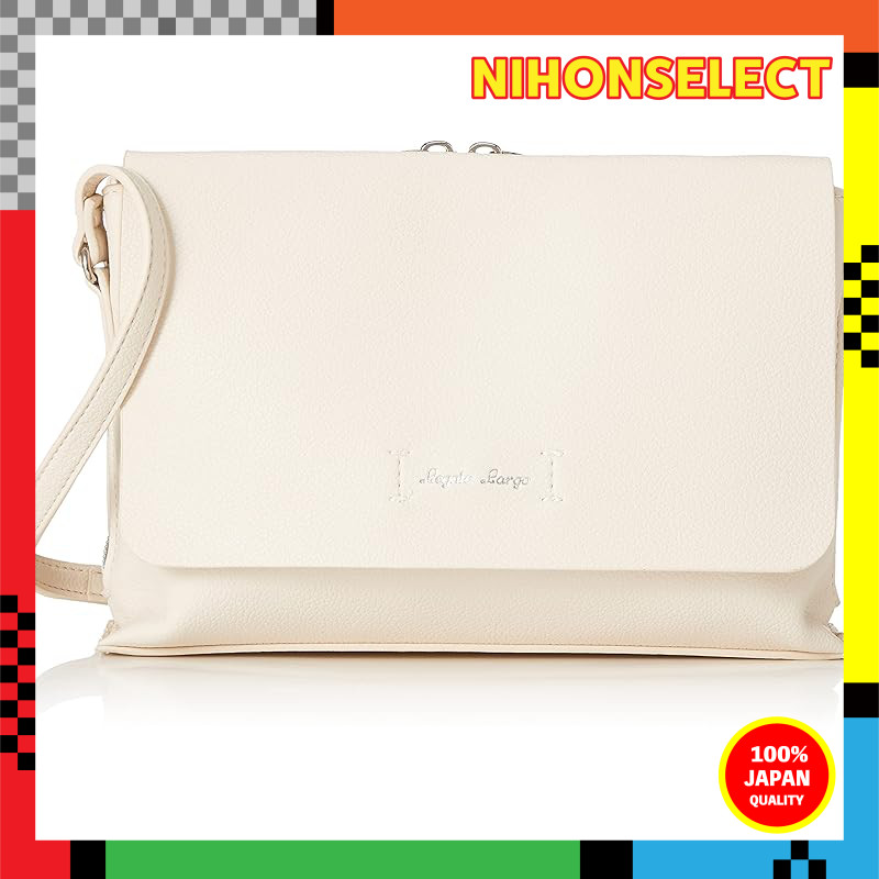 Legato Largo A5 Wallet Shoulder Bag Lusso LG-E1364Z for Women - Ivory
