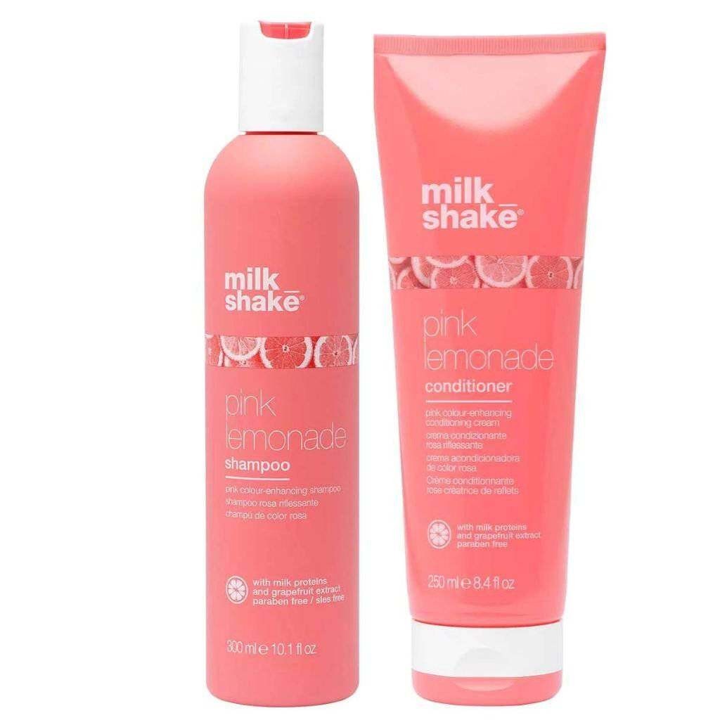 Milk Shake Pink Lemonade Shampoo /Conditioner แชมพู ครีมนวด สำหรับผมบลอนด์ สีโทนชมพู​ โทนแดง เพิ่มประกายชมพู