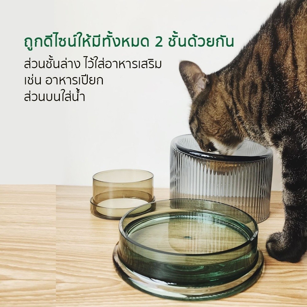 Furrytail Fooddict Cat Bowl เฟอรีเทล ชามอาหารแมว