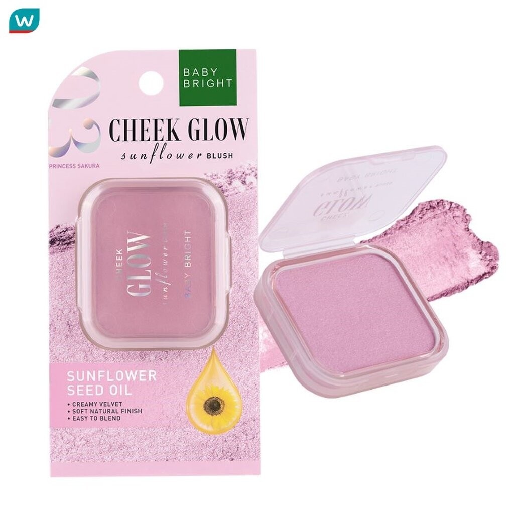 Baby Bright เบบี้ไบร์ท ชีคโกลว์ซันฟลาวเวอร์ บลัช 5.2g 03 ปริ๊นเซสซากุระ