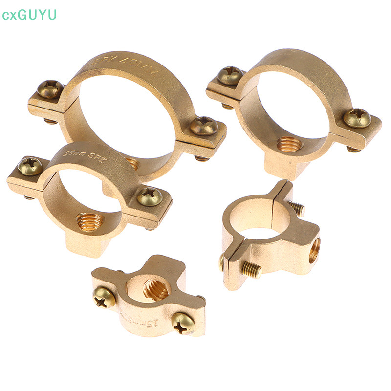 [cxGUYU] แคลมป์หนีบท่อทองเหลือง M10 15 22 28 35 40 มม. PRTA
