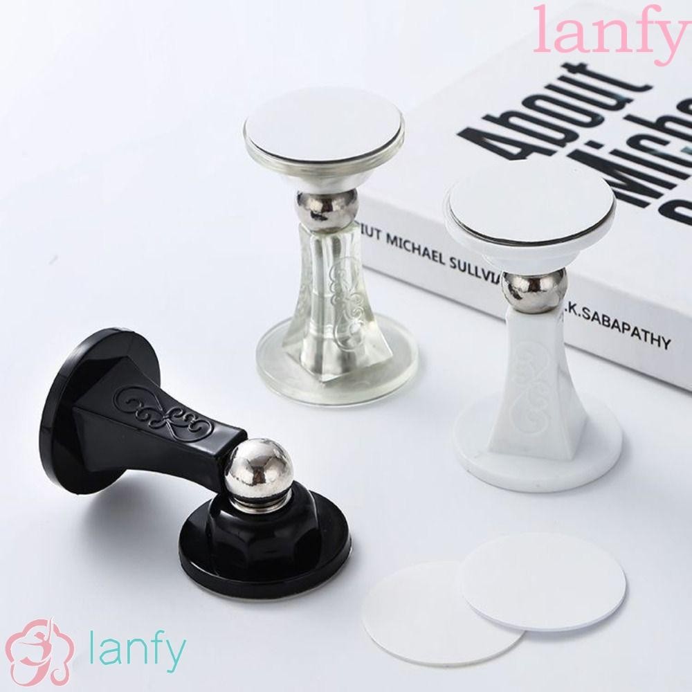 Lanfy กันชนประตูแม่เหล็ก แบบดูดติดผนัง ไม่ต้องเจาะผนัง เรียบง่าย แข็งแรง มีกาวในตัว สําหรับครัวเรือน