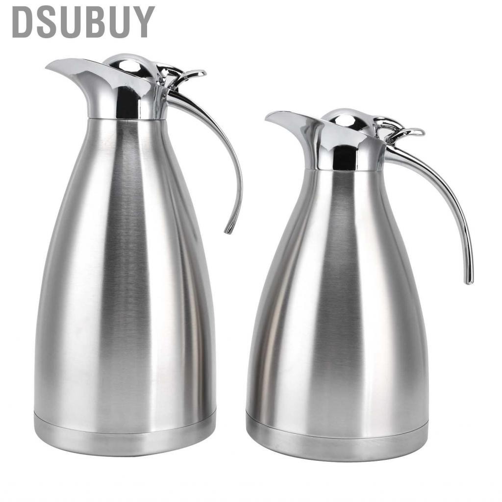 Dsubuy Stainless Steel Portable Household Thermal Insulation Kettle Cold Water