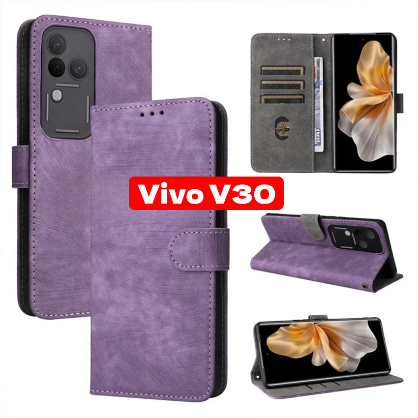 สําหรับvivo V50 V40 Lite Pro V40Pro V30 V30Pro E 2024 เคสโทรศัพท์VivoV40 VivoV30Pro VivoV30Eพลิกซิปกันกระแทกหรูหรากระเป๋าสตางค์หนังช่องใส่การ์ดฝาครอบบล็อก