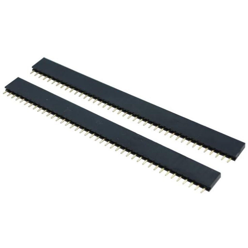 แบบขาตรง 1x40 pin 2.54mm Single Row Female (1 ชิ้น)