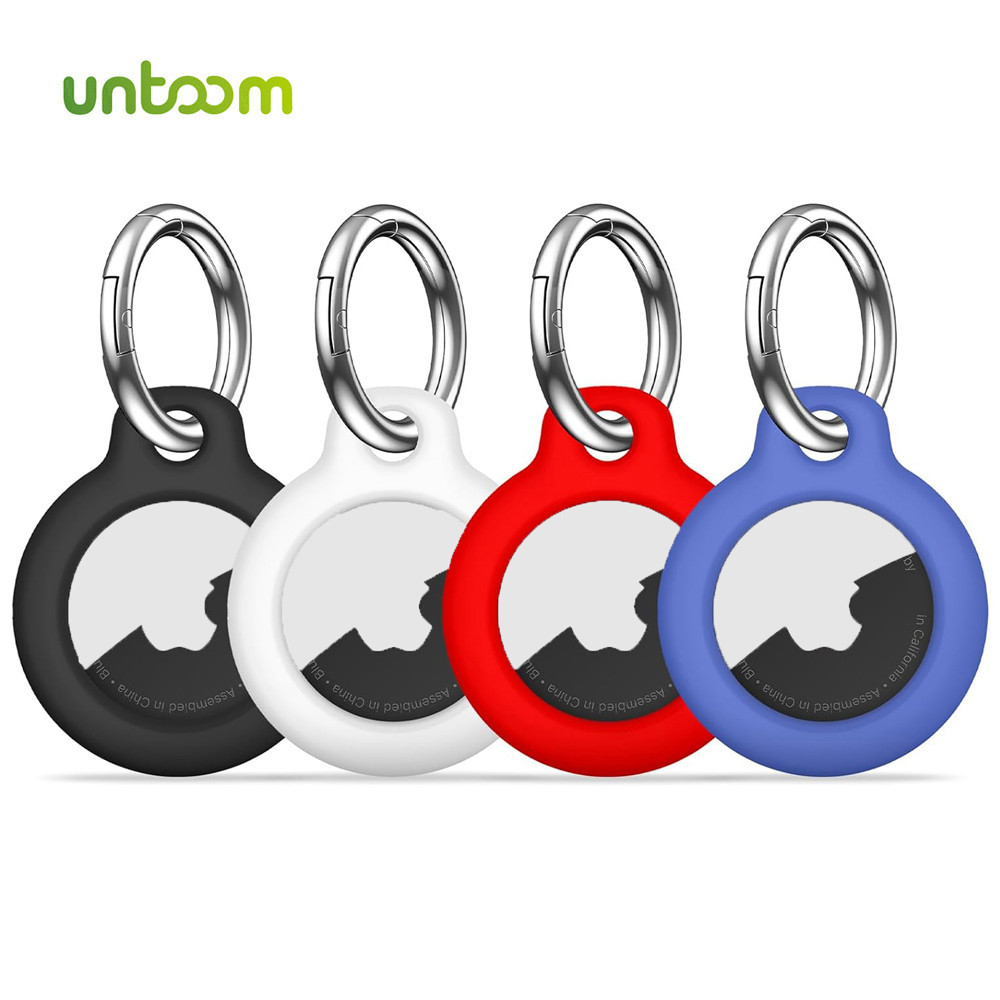Untom Anti-lost พวงกุญแจสําหรับ Air Tag ป ้ องกันกรณีสําหรับสุนัขแมวสัตว ์ เลี ้ ยงกระเป ๋ าเดินทางพวงกุญแจ