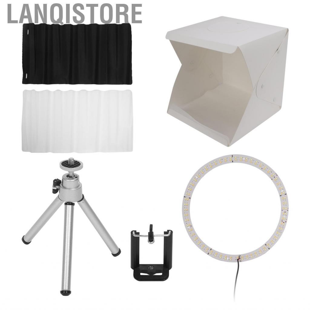 Lanqistore Photo Studio Light Box Background Cloth Tripod Foldable Photography Kit 0