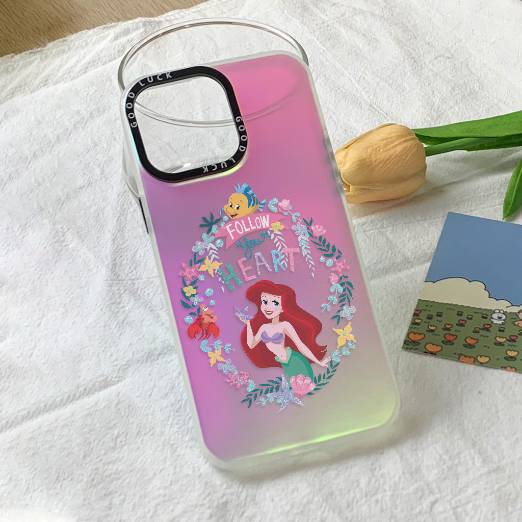 พร้อมส่งในประเทศไทย เคสโทรศัพท์มือถือ ลายเจ้าหญิงนางเงือก สําหรับ Iphone 14 13 12 11 Pro Max 7 8plus XR Xsmax SE2020