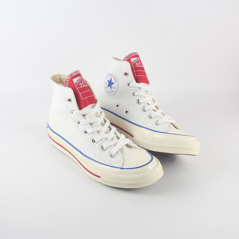 Converse Chuck Taylor All Star 70s High Optical White Red  ลำลอง