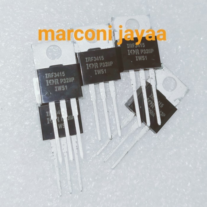ทรานซิสเตอร์ IRF 3415 ถึง-220 อะไหล่ส่วนประกอบไฟฟ้า