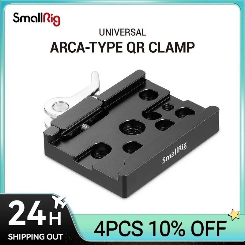 AD SmallRig Camera Monopod Head Quick Release Plate ( Arca-type Compatible) QR Plate For Arca-Swiss Plate Tripod Accesso