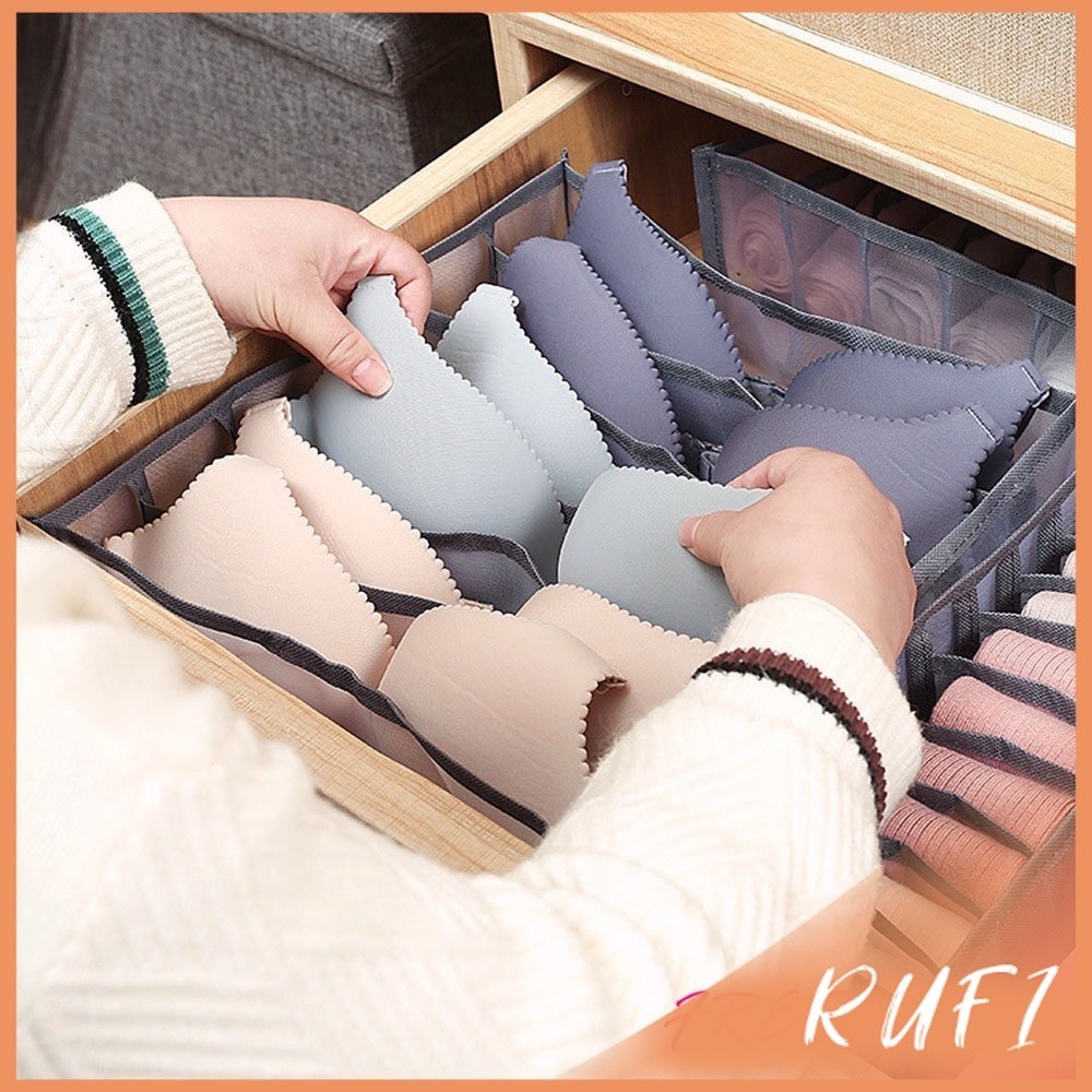 RUFI ที่เก็บชุดชั้นใน​กางเกงใน​ ที่เก็บชุดชั้นใน  ช่องจัดระเบียบของเอนกประสงค์ Underwear stor ราคา ถูกที่สุด ดีลบีเคเค แกลเลอรีภาพที่ 4