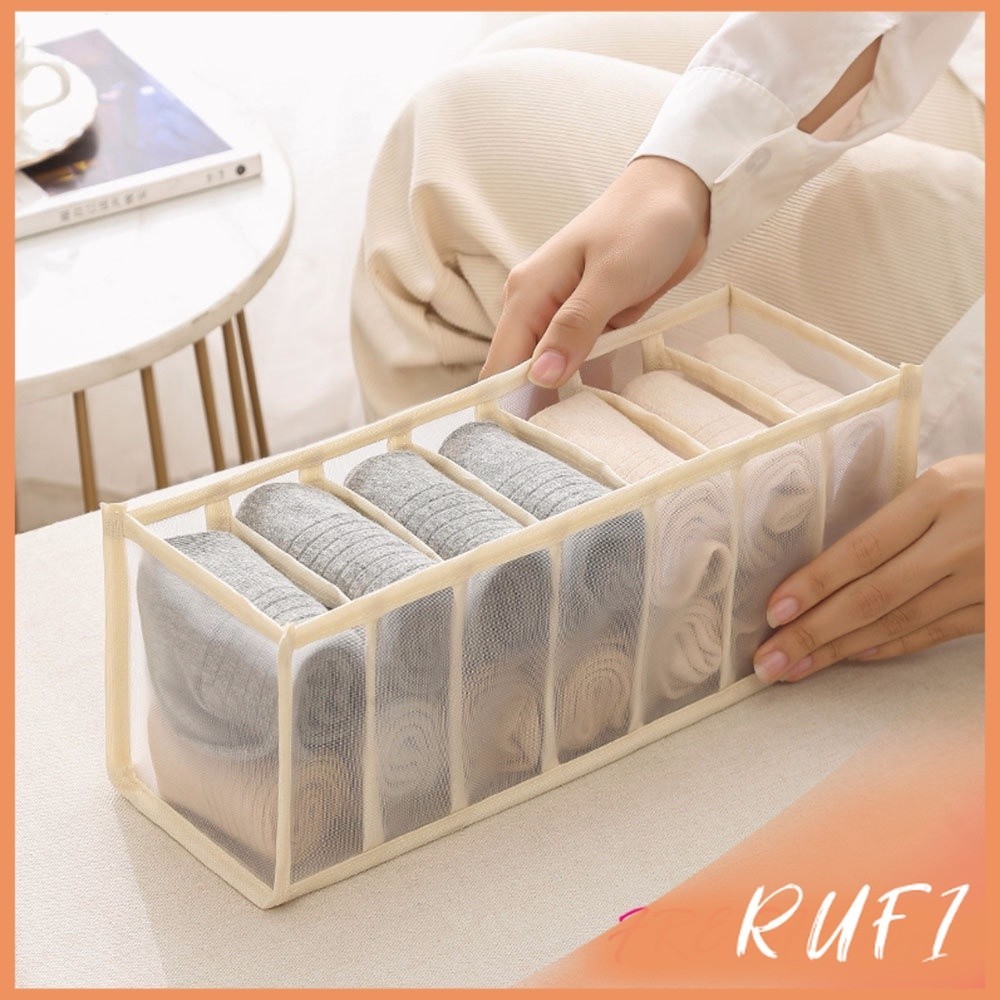 RUFI ที่เก็บชุดชั้นใน​กางเกงใน​ ที่เก็บชุดชั้นใน  ช่องจัดระเบียบของเอนกประสงค์ Underwear stor ราคา ถูกที่สุด ดีลบีเคเค แกลเลอรีภาพที่ 6