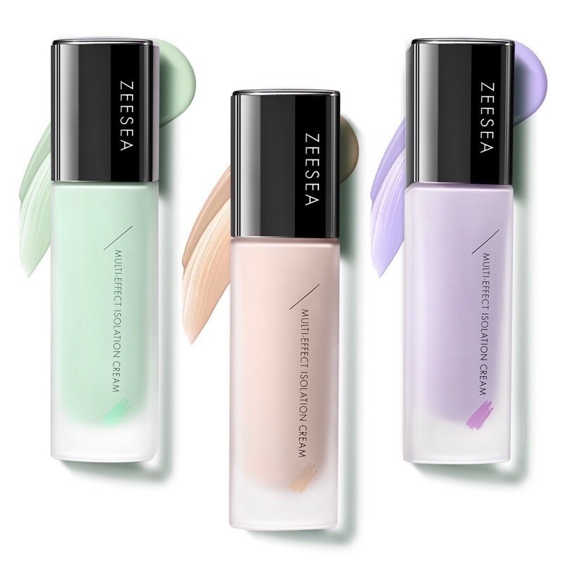 F-08 Zeesea เบสครีมปรับสีผิว ลิควิดรองพื้น คอนซีลเลอร์ ปิดรูขุมขน ไพรเมอร์ ให้ความชุ่มชื้น ติดทนนาน ครีมแต่งหน้า 3 โทนสี