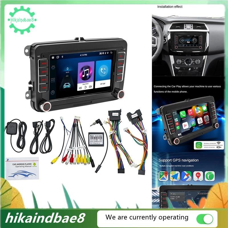 [hIkAi] เครื่องเล่นมัลติมีเดีย วิทยุรถยนต์ สําหรับ VW Passat B7 B6 Golf Touran Polo Tiguan Jetta 2 Din Android 11 Carplay DVD GPS
