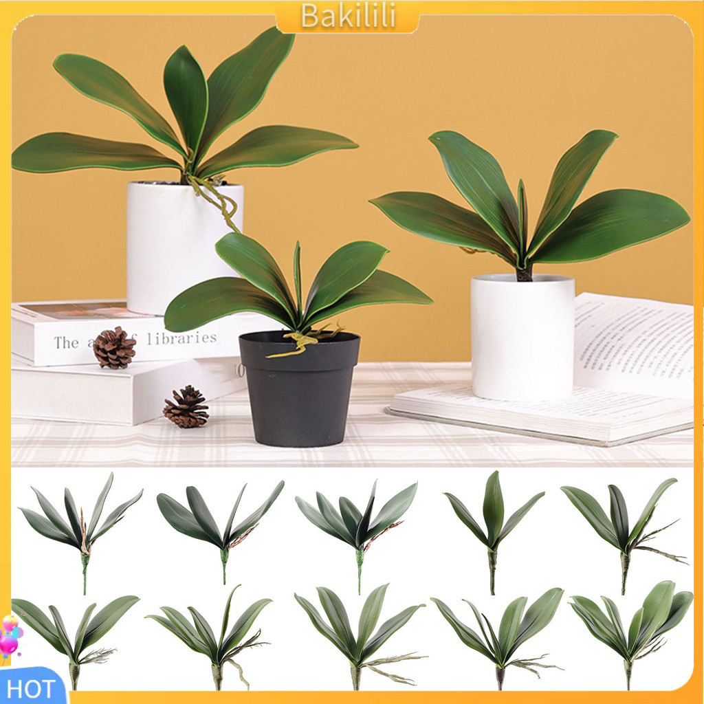 [Bakilili ] ใบกล้วยไม้ปลอม ไม่เลอะ สําหรับตกแต่งบ้าน