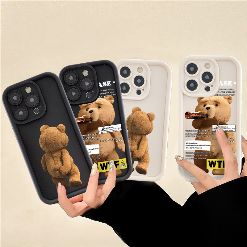 เคสโทรศัพท์มือถือ ลายการ์ตูนหมีน่ารัก สําหรับ OPPO A31 A8 A32 OPPO A36 A76 A38 OPPO A52 A92 A72 A53 A33 OPPO A54 A55 OPPO A57S