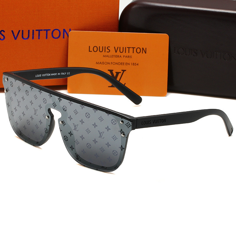Lv 2024 แว่นตากันแดด สีอ่อน มองเห็นกลางคืน เลนส์กระจก ผู้หญิง กรอบแว่นตา แว่นตาป้องกัน แว่นตาขับรถ เป็นที่นิยมในปี 2024
