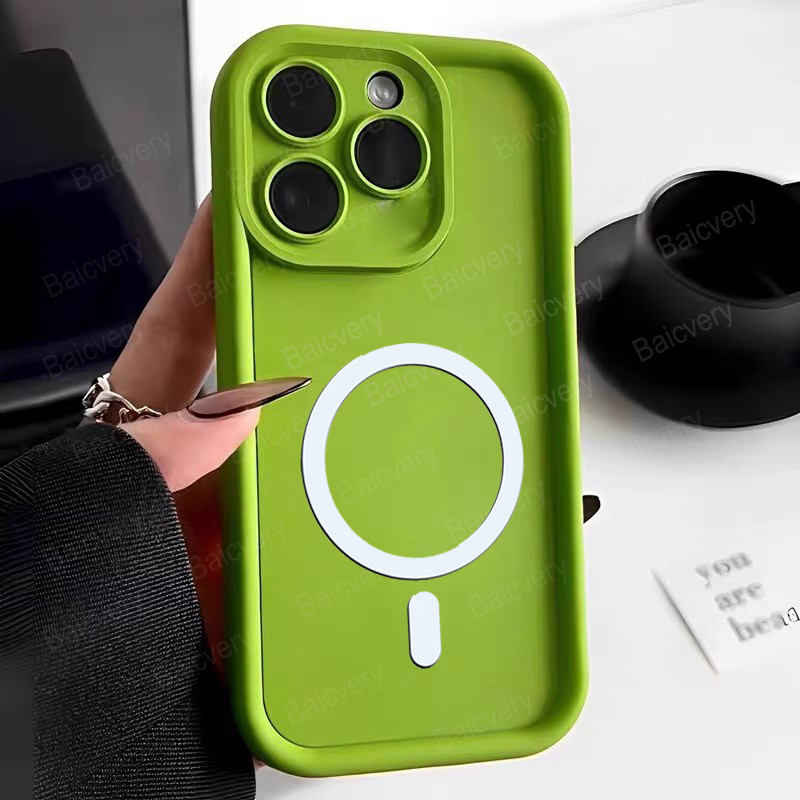 Oppo Realme C63 / Realme C61 / Realme Note 50 / Realme C51 / Realme C53 Casing Phone Case Cover Shell Bumper Camera Lens Protect Support Magnetic Wireless Charger Sticker