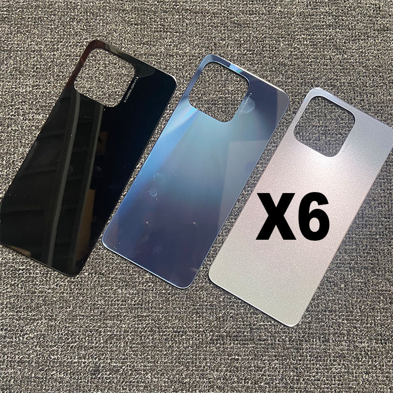 ใหม่สําหรับ Huawei Honor X6 ฝาหลังแบตเตอรี่แผงกระจกด้านหลังประตูกรณี VNE-LX1 VNE-LX2