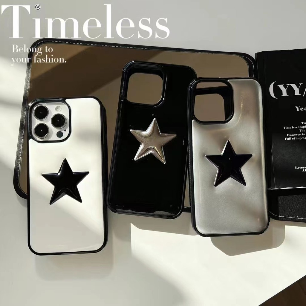 เคสโทรศัพท์มือถือหนัง ลายดาว คุณภาพสูง สําหรับ iphone 15promax 15pro 14promax 14pro 14 13promax 13 13pro