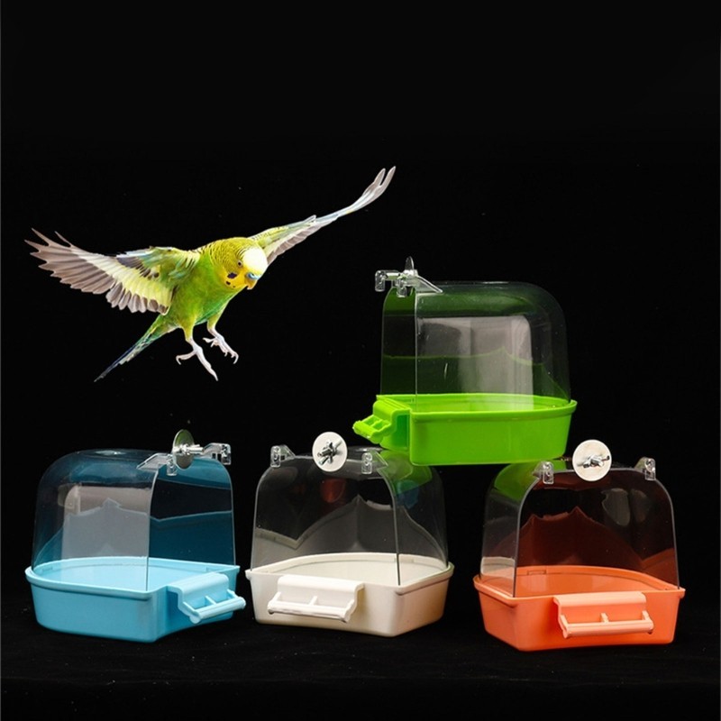 ซีบีวาย * อ่างอาบน้ํานกสําหรับนกแก้วกรงนกอาบน้ําบ้านกรงนกติดตั้งห้องน้ํา - รูปที่ 2