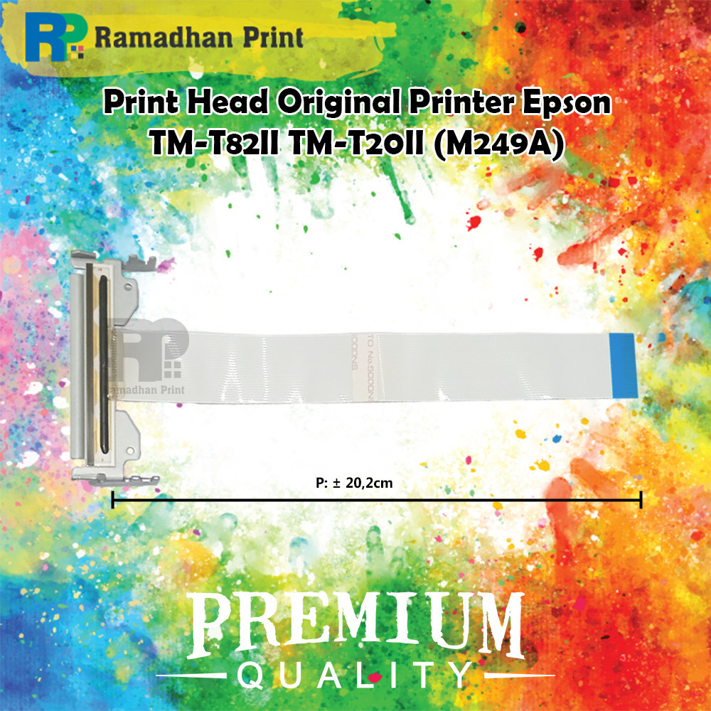 หัวพิมพ์ Epson POS TM-T82II TMT20II T82II หัวพิมพ์พร้อมสายยืดหยุ่น